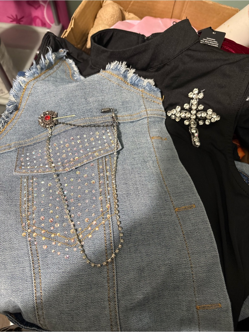 Fashion Nova Damsel in Denim Mini Dress - Picture 5 of 11